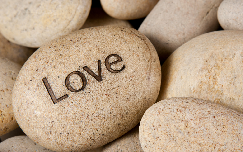Love on a stone
